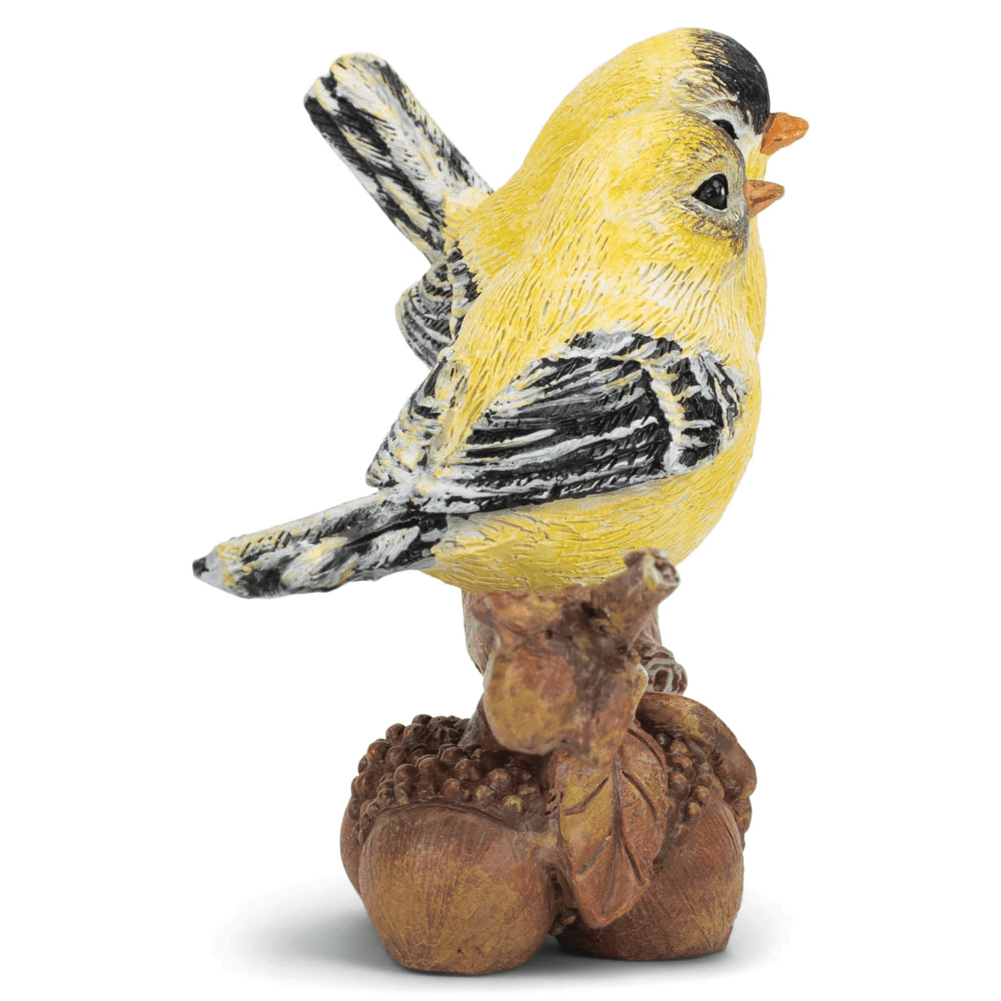 Sweet Yellow Prairie Warbler Love-Themed Tabletop Figurine