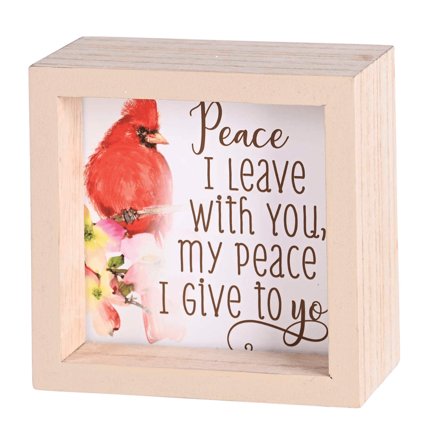 Dual-Sided Cardinal Art: Peaceful Home Decor