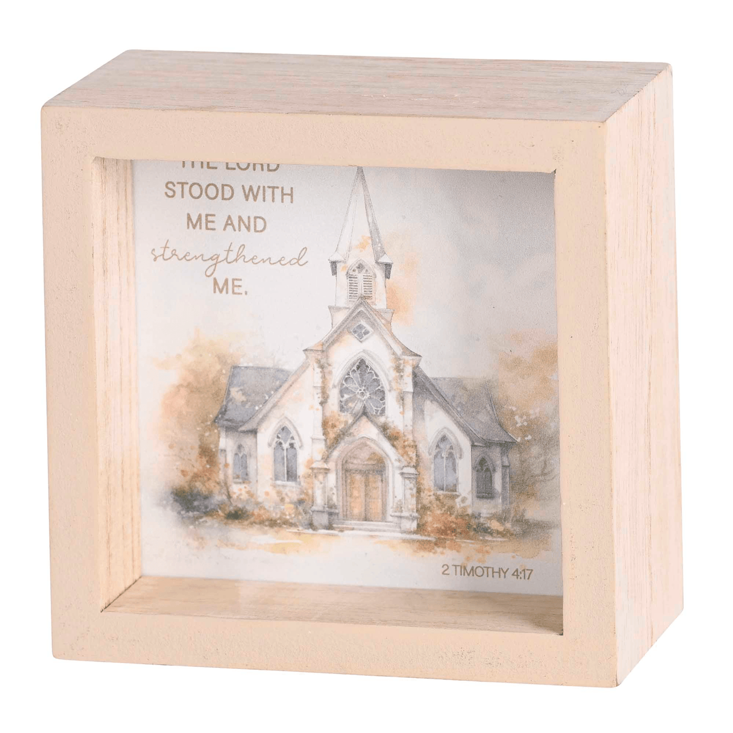 Two-Sided Tabletop Decor: The Lord Stood With Me