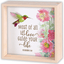 Inspirational Two-Sided Tabletop Decor: Let Love Guide Life