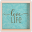 Inspirational Two-Sided Tabletop Decor: Let Love Guide Life
