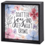 Reversible Wooden Tabletop Art - Consider The Wildflowers