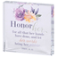Tabletop Glass Plaque: Honouring Her With Proverbs 31:31