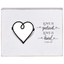 Love Is Kind Tabletop Wire Heart Plaque