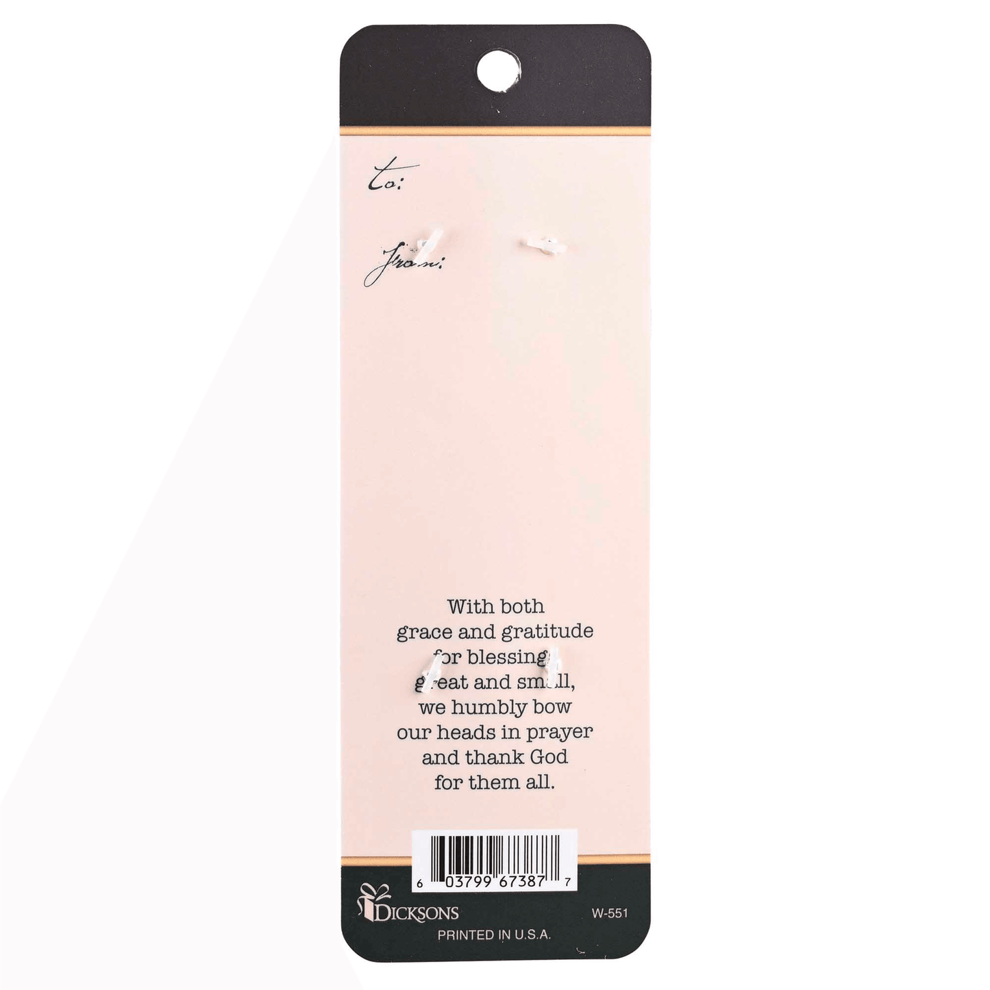 Elegant Black Pen With Gratitude Card Set