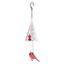 Iron Sail Cardinal Wind Chime With Poem "I Live On"