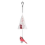 Iron Sail Cardinal Wind Chime With Poem "I Live On"