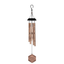 Bronze Serenity Prayer Wind Chime In Hexagonal Design