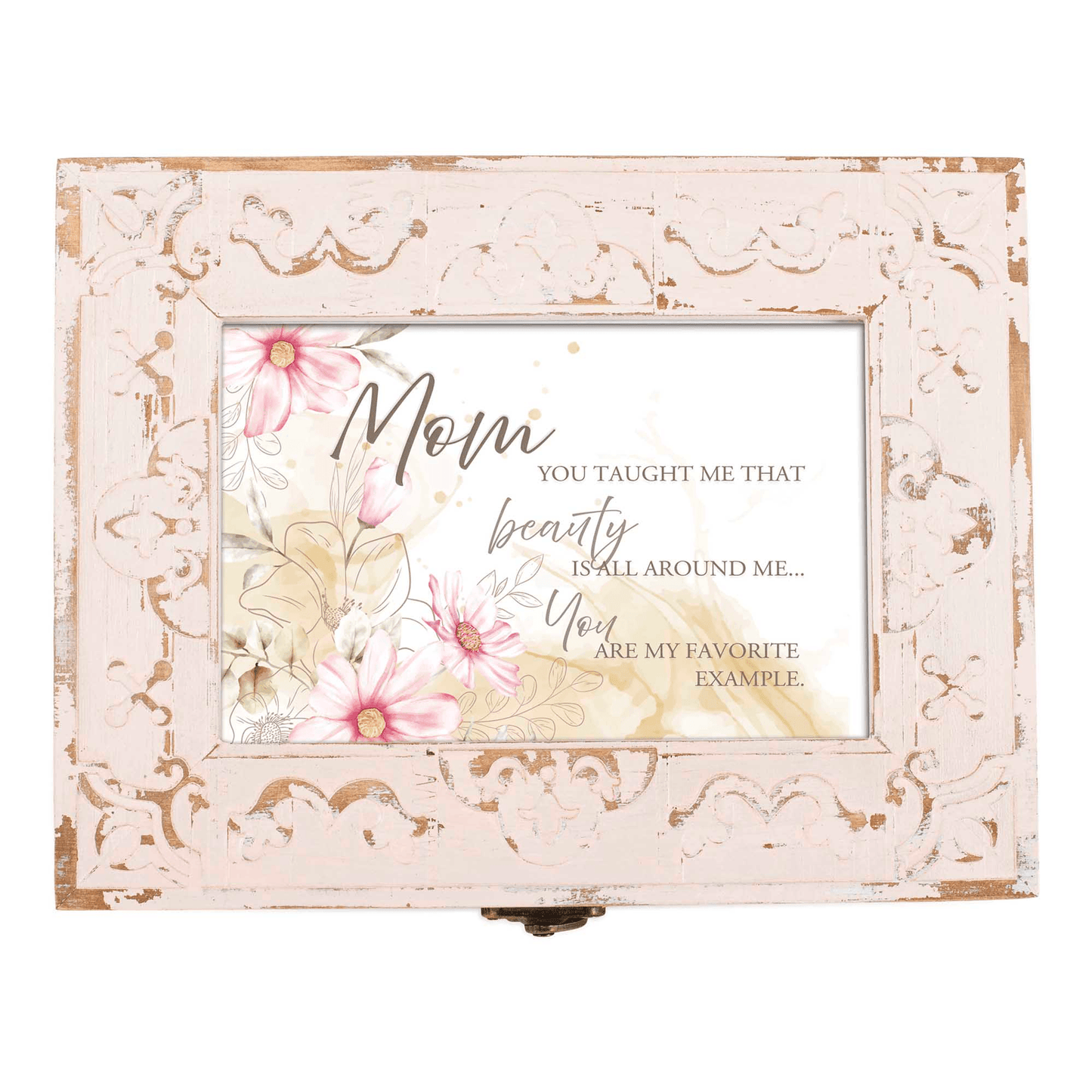 Musical Keepsake Box With Photo Frame - Wind Beneath My Wings