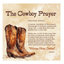 Walnut Memory Box With Cowboy Prayer Artwork