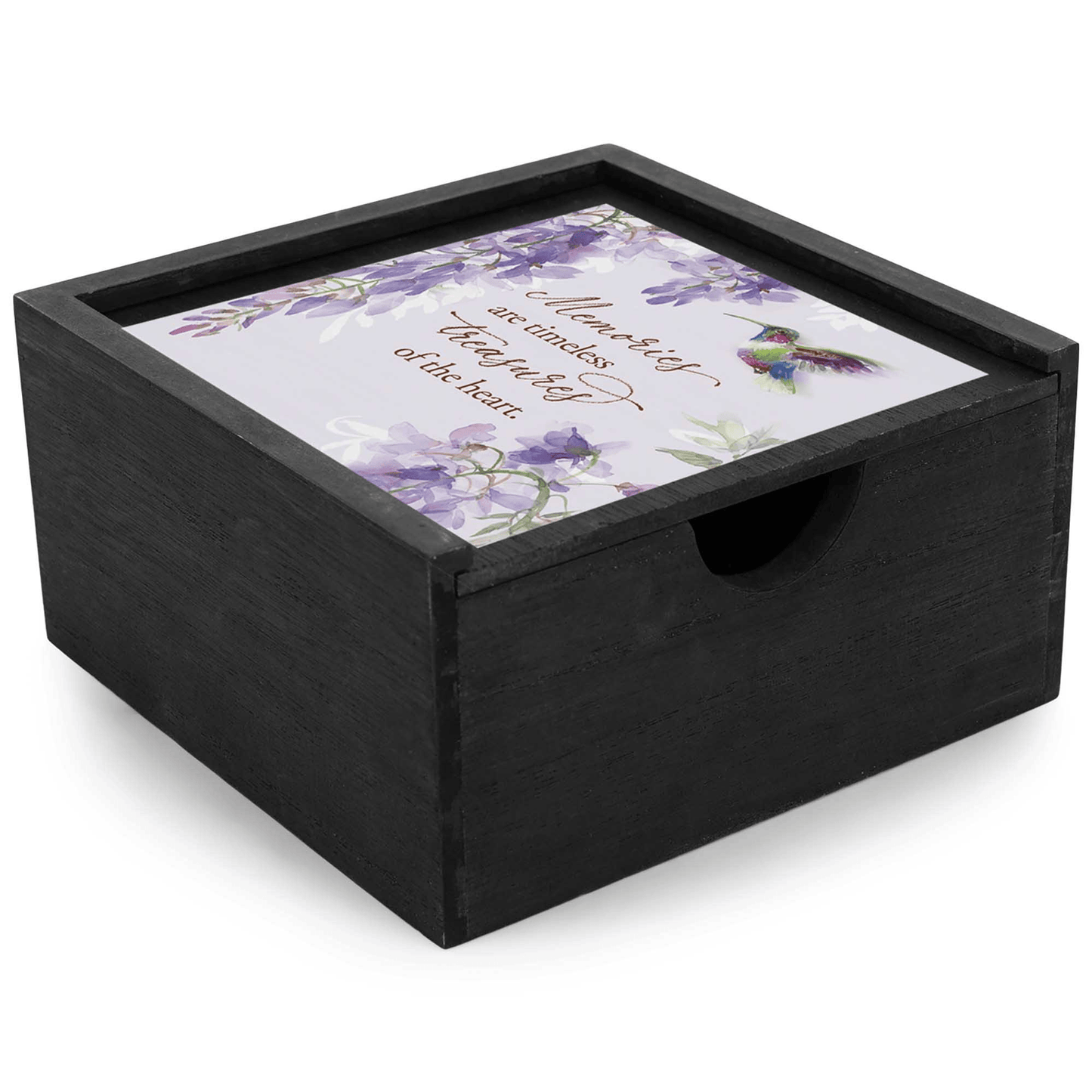 Timeless Treasures Memory Box With Floral Artwork
