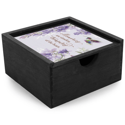 Timeless Treasures Memory Box With Floral Artwork
