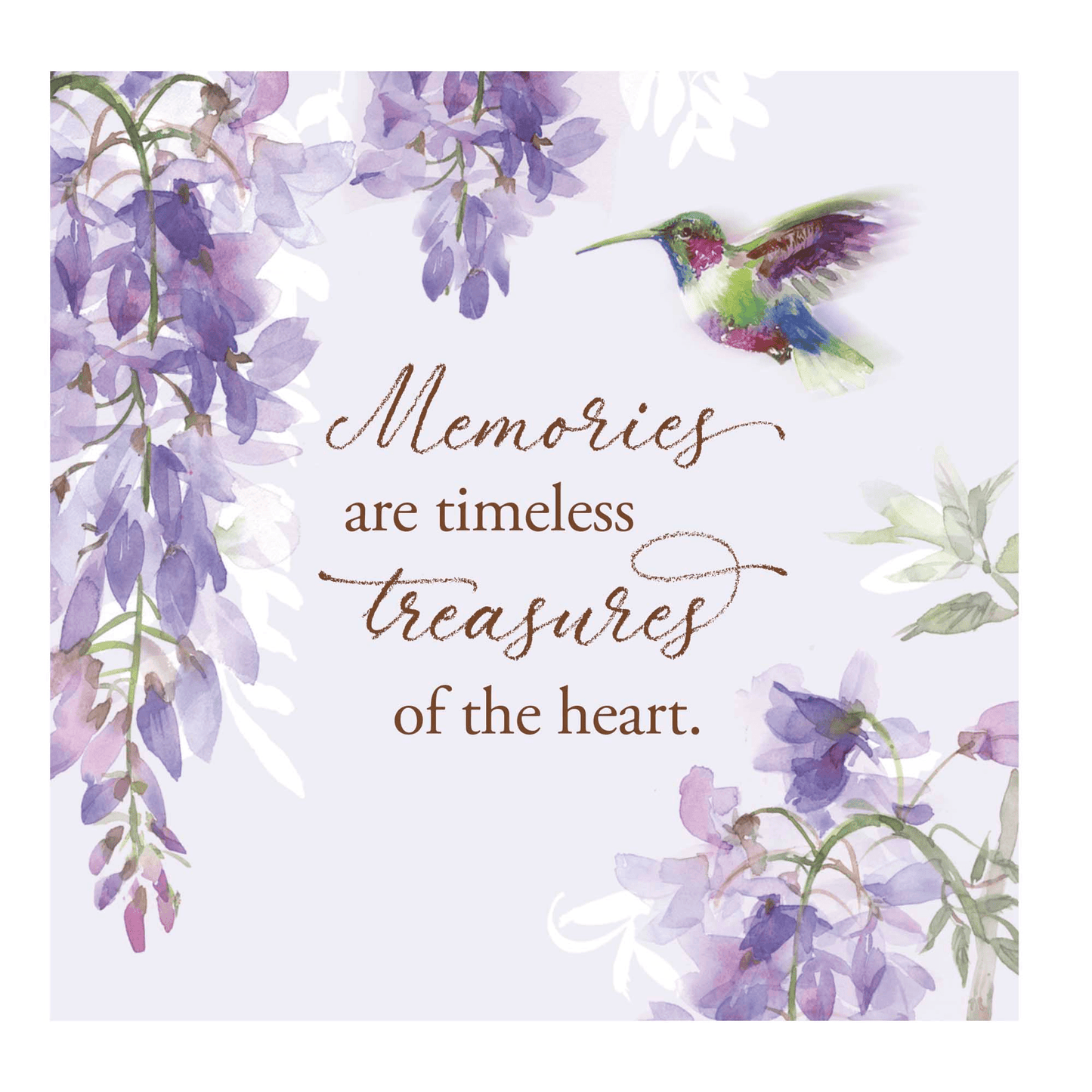 Timeless Treasures Memory Box With Floral Artwork