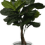 3' Realistic Designer Artificial Fig Tree With Wood Trunk