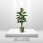 4' Premium Artificial Monstera Plant