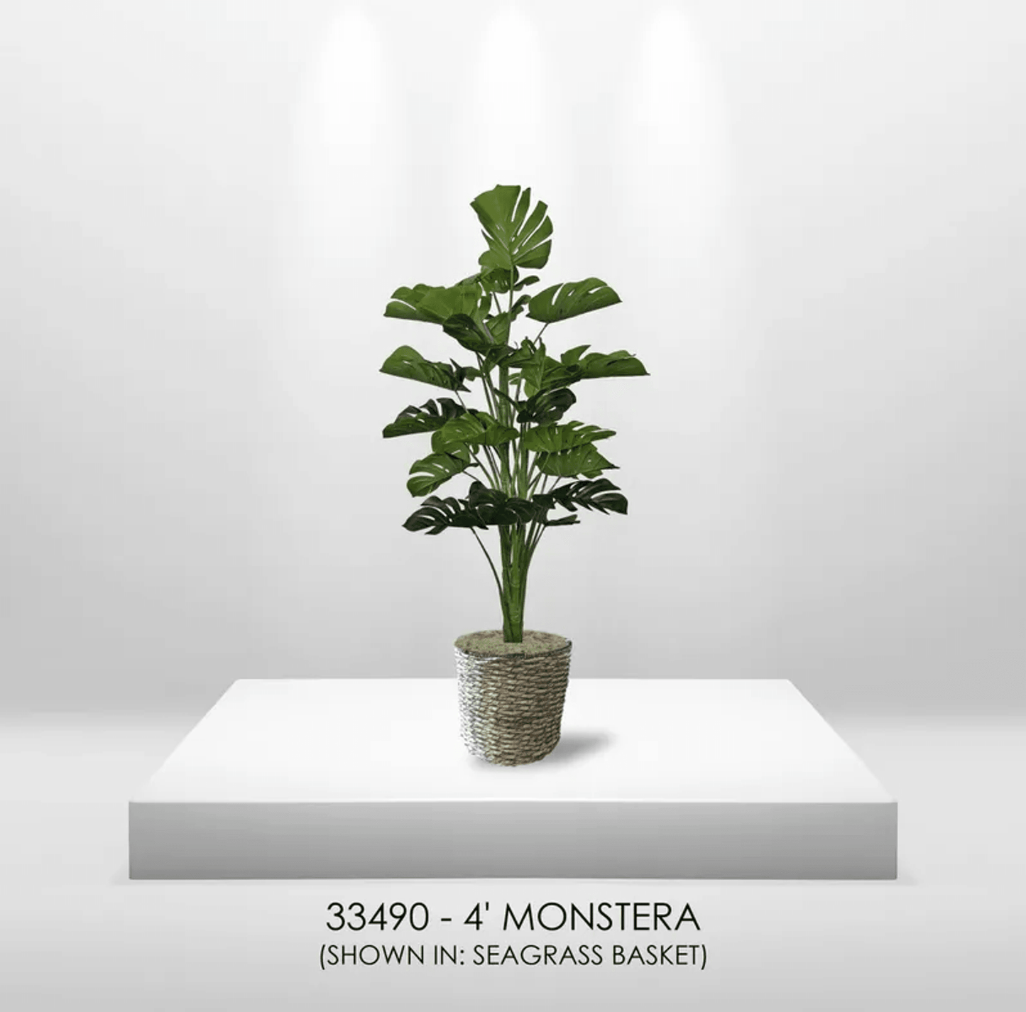 4' Premium Artificial Monstera Plant