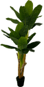 Deluxe 6' Artificial Banana Plant For Indoor/Outdoor Decor