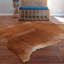 Premium Handmade Dark Brown Cowhide Area Rug - 6X7 Feet