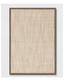 Elegant Tan Woven Jute Border Area Rug - 7X10 Feet