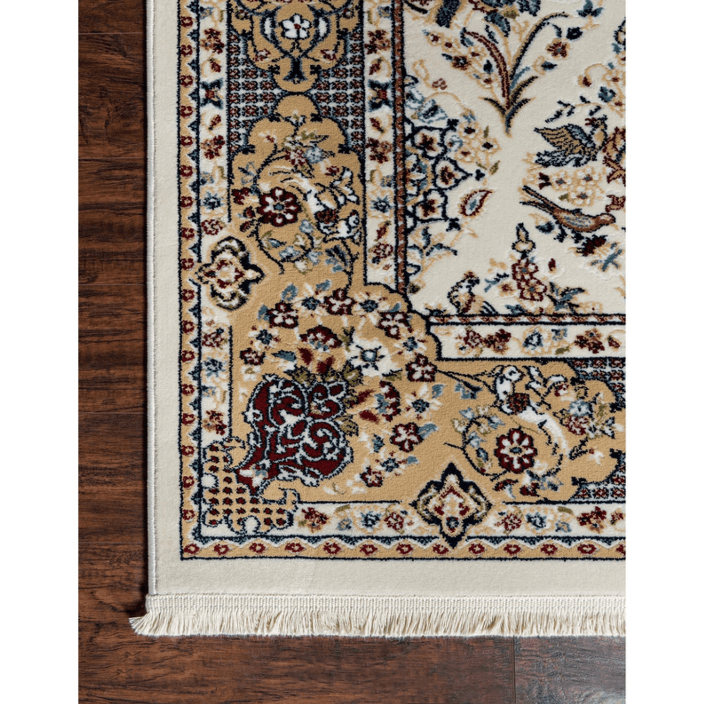 Ivory Beige MultiColor Traditional Persian Area Rug - 10X13 Feet