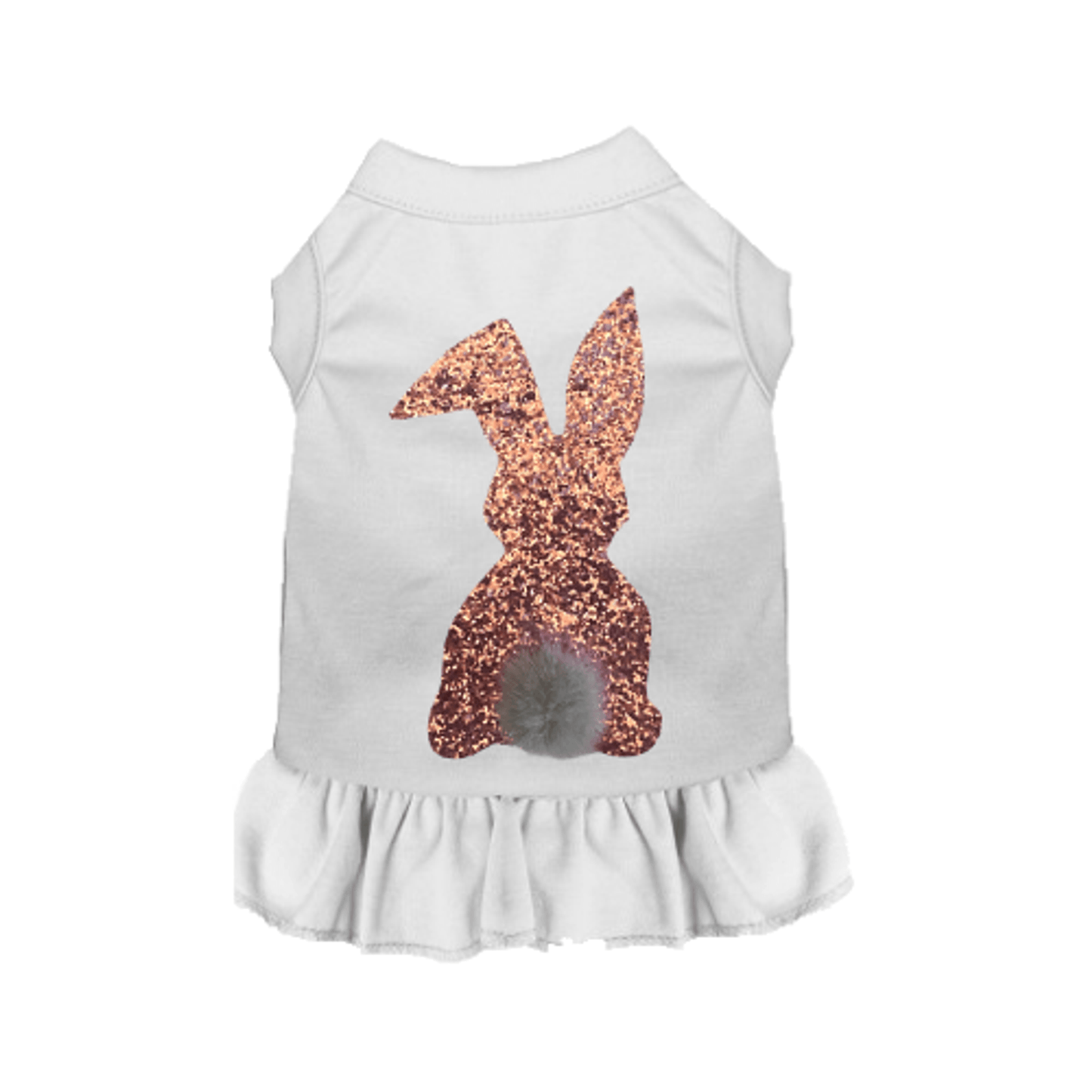 Delightful Sparkle Bunny with Luxurious Mink Pompom Tail for Easter
