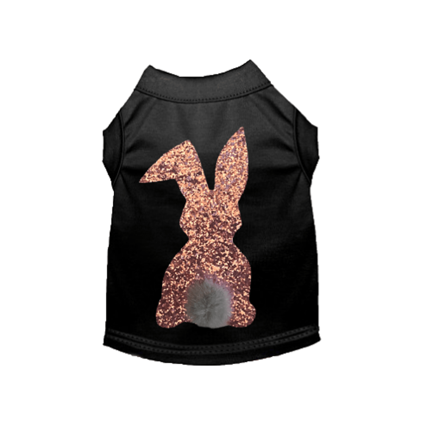 Delightful Sparkle Bunny with Luxurious Mink Pompom Tail for Easter