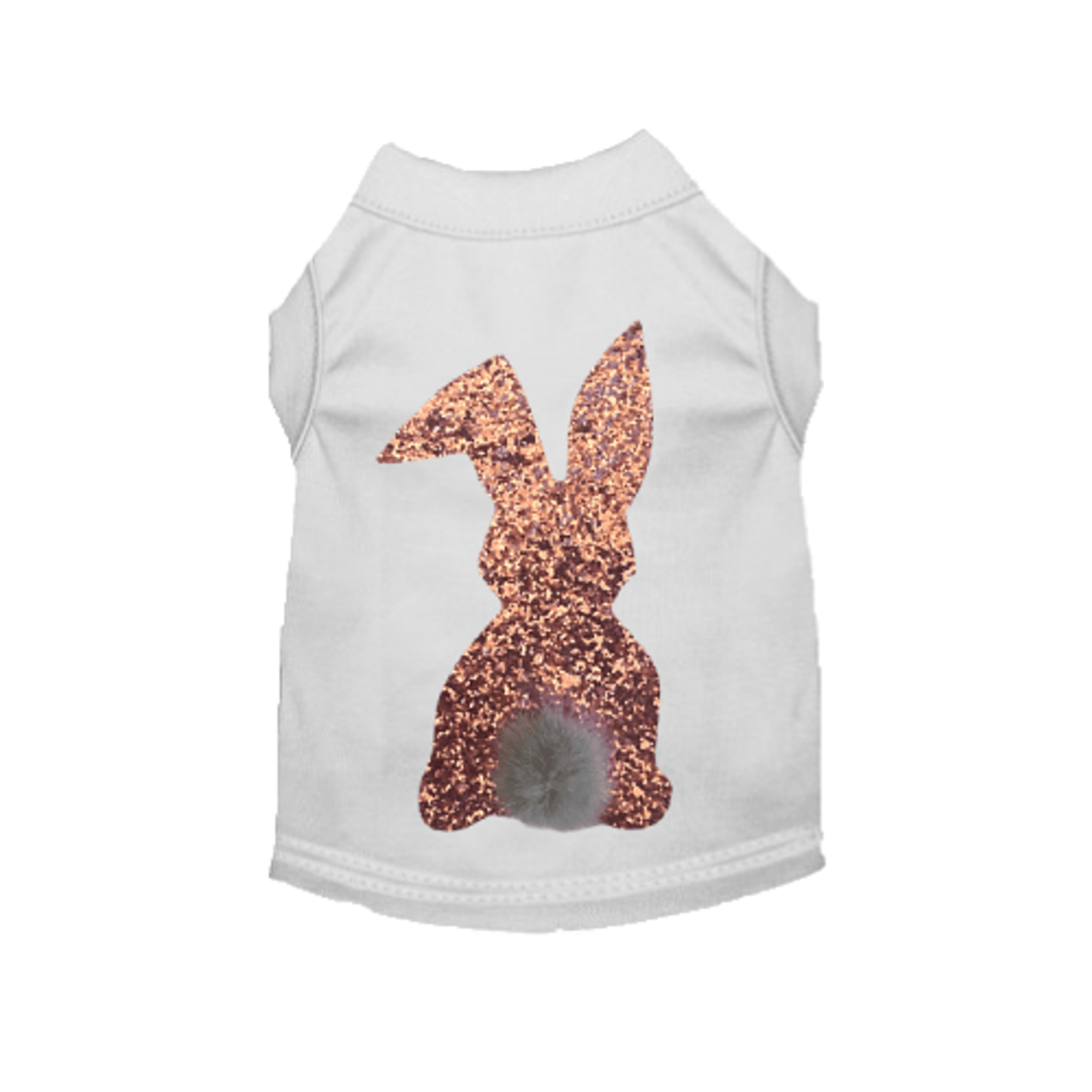 Delightful Sparkle Bunny with Luxurious Mink Pompom Tail for Easter