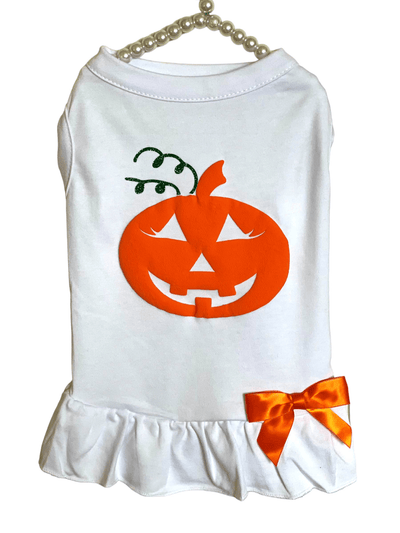 Puffed Pumpkin Pet Halloween Outfit
