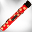 Elegant Red Polka Dot Dog Collar by Walk-e-Woo