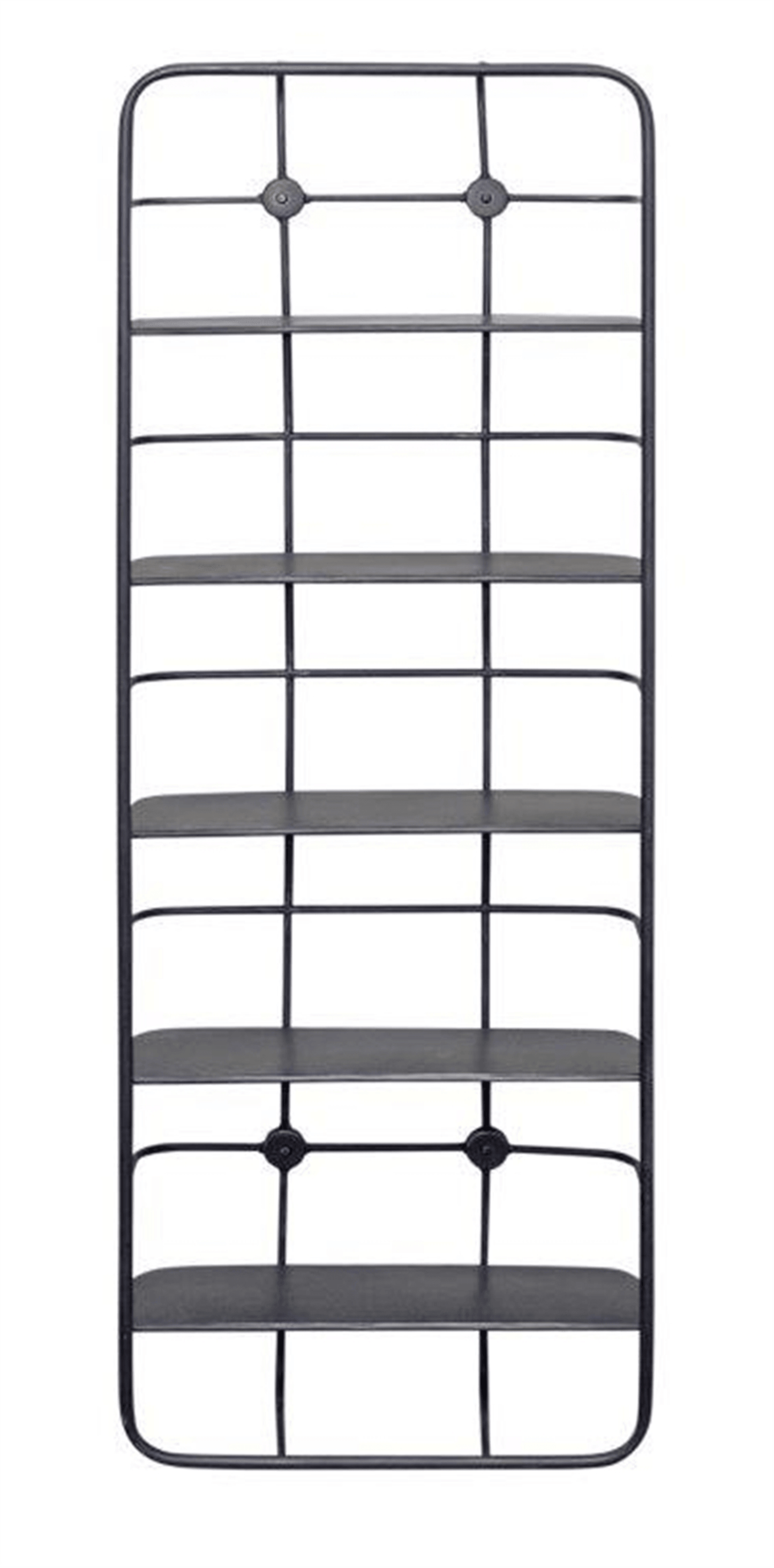 Modern Iron Wall Shelf - 15"L X 40.5"H