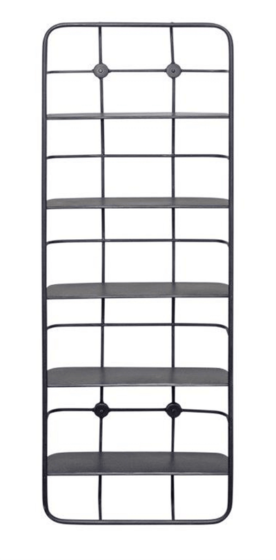 Modern Iron Wall Shelf - 15"L X 40.5"H