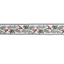 Wired Holiday Ribbon With Pine Berry Design - 4" X 5 Yards