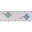 Wired Wool Holiday Ribbon - 4" X 5 Yards With Ornament Design