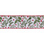 Wired Holiday Ribbon With Holly Berry Design - 4"X10 Yards