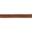 Elegant Red And Gold Wired Holiday Ribbon - 1.5" X 10 Yards