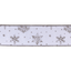 Wired Cotton Snowflake Ribbon - 4" X 10 Yards