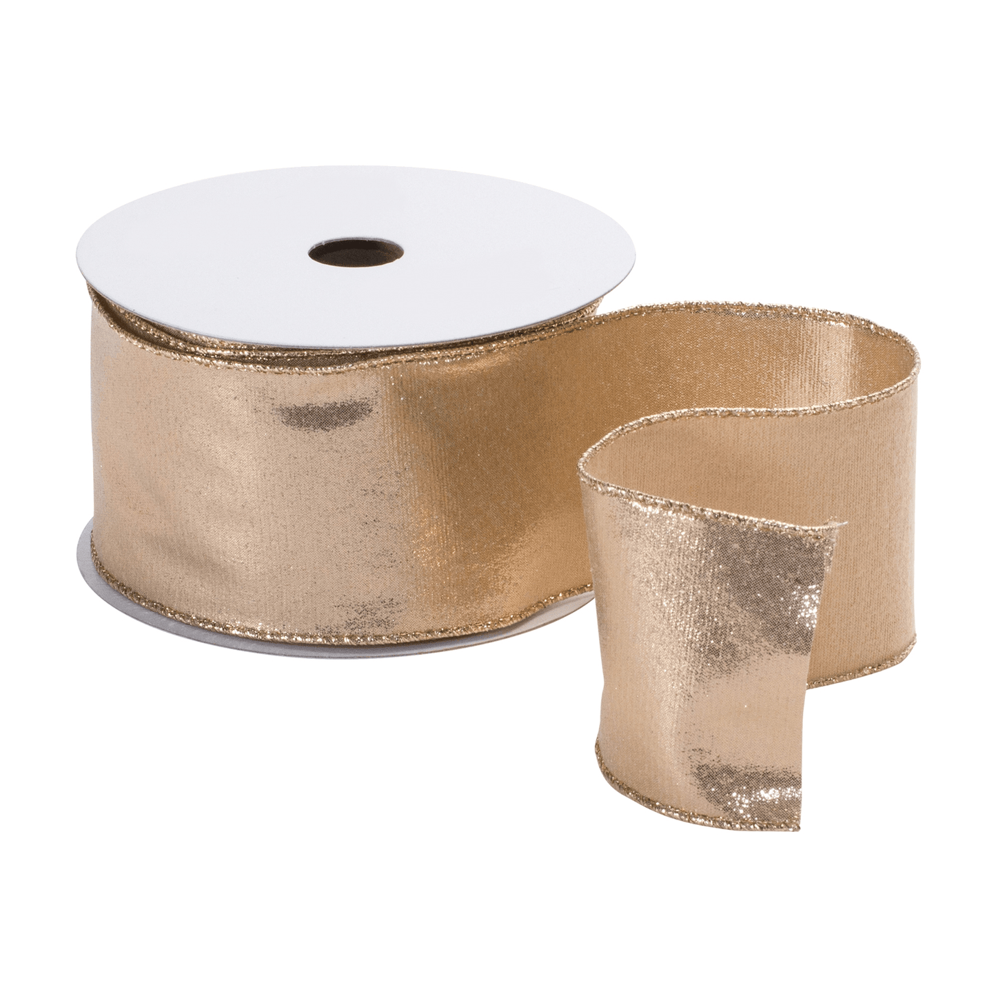 Wired Metallic Holiday Ribbon - 2.5" X 10 Yards