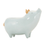 Elegant Blue And Gold Pig Planter Set