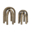 Modern Copper And Gold Metal Arches Sculpture Set