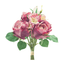 Elegant Rose Bundle - 6 Stunning Floral Stems In Purple And Green