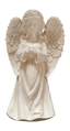 Traditional Angel Holding Heart Figurine With Solar Light