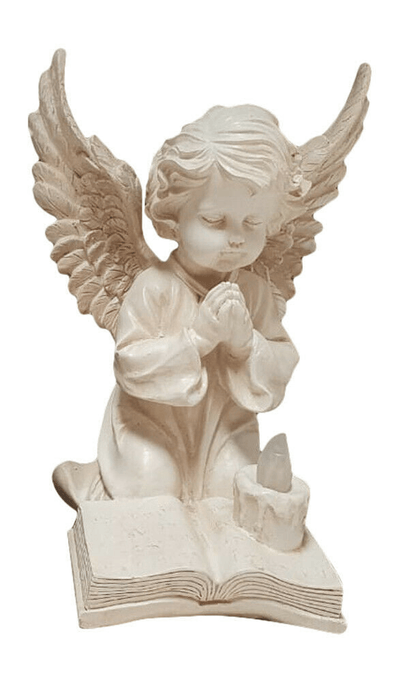 Elegant Solar-Powered Little Angel Praying Figurine