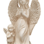 Angel And Boy Praying Figurine With Solar Light