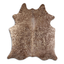 Acid Washed Gold Metallic Cowhide Rug - Camel/Brown