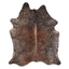 Acid Washed Gold Metallic Cowhide Rug - Camel/Brown
