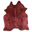 Acid Washed Pink & Brown Cowhide Area Rug - Grade A