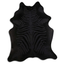 Zebra Black On Black Acid Washed Cowhide Rug - 32-45 Square Feet