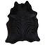 Zebra Black On Black Acid Washed Cowhide Rug - 32-45 Square Feet