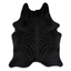 Zebra Black On Black Acid Washed Cowhide Rug - 32-45 Square Feet