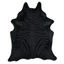 Zebra Black On Black Acid Washed Cowhide Rug - 32-45 Square Feet